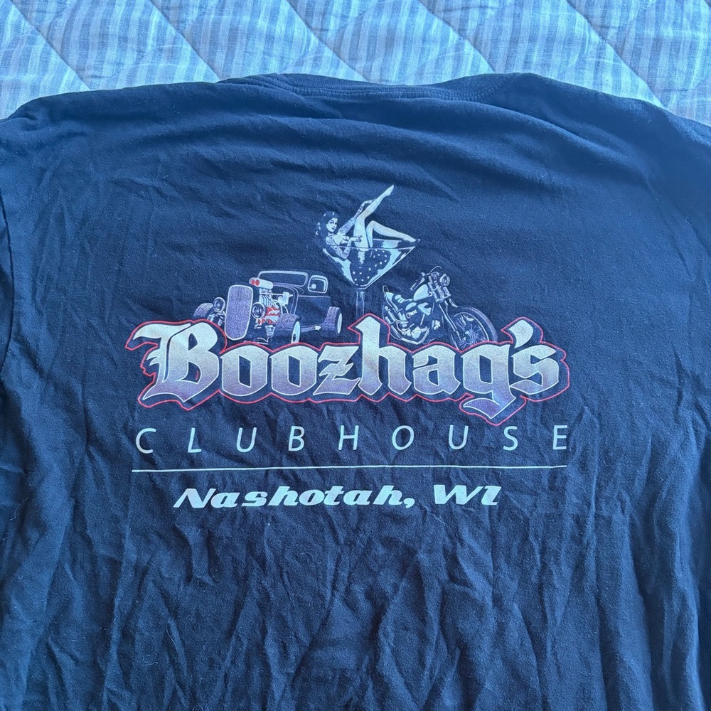 Vintage-style bar merch tee
